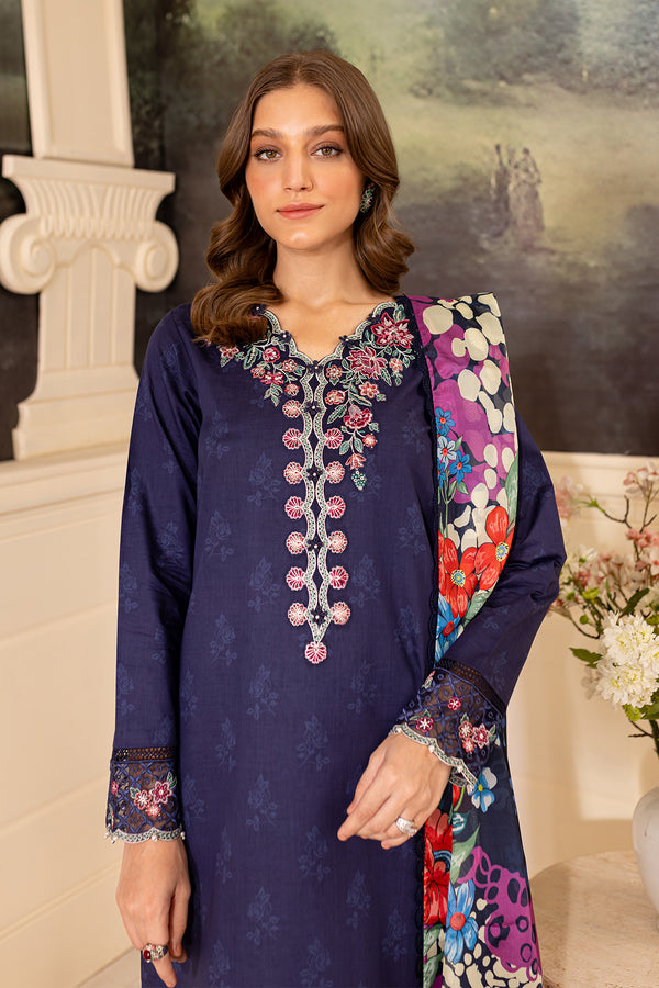 Farasha | Seraya Lawn 24 | INDIGO - Official Farasha stockist in UK - Sakeena London