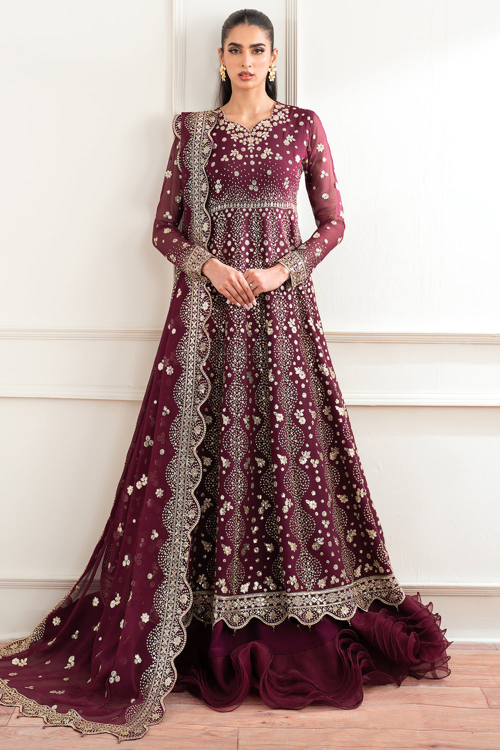 Farasha | Essence Formals 25 | Maroon Empress - Official Farasha stockist in UK - Sakeena London