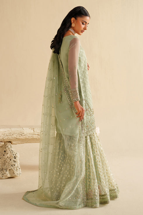 Naqshi | Feemora Organza Raw Silk | Hanam - Official Naqshi stockist in UK - Sakeena London