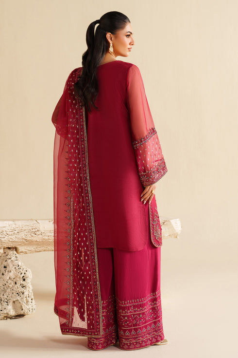 Naqshi | Feemora Organza Raw Silk | Yashal - Official Naqshi stockist in UK - Sakeena London