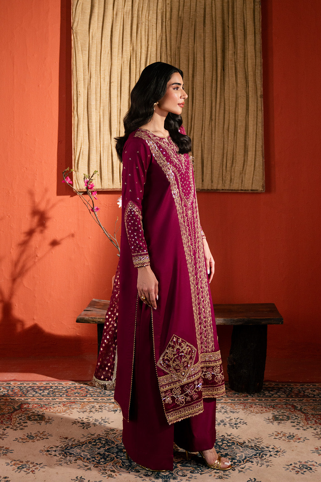 Neeshay | Raw Silk | RTW-RS-01 - Official Neeshay stockist in UK - Sakeena London