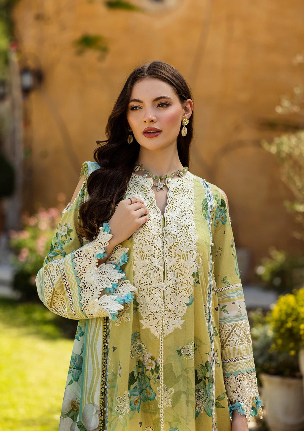 Elaf Premium | Print Chikankari 25 | ELK-07A ALLURE - Official Elaf Premium stockist in UK - Sakeena London