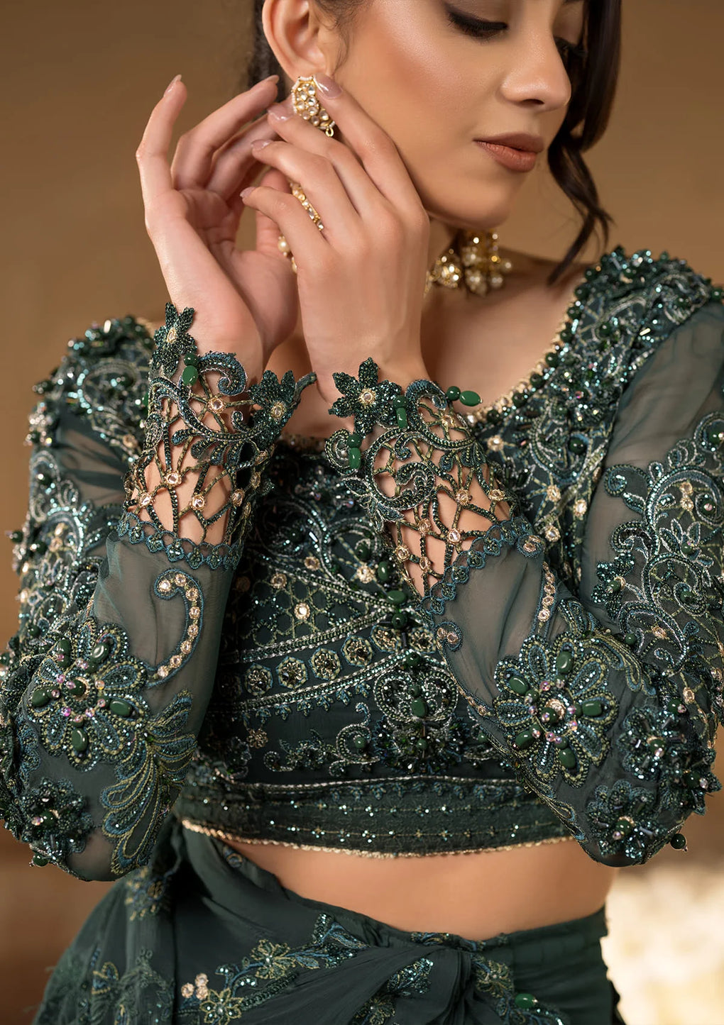 Elaf Premium | Formal Handwork Collection | EFH-01 JAHAN ARA - Official Elaf Premium stockist in UK - Sakeena London