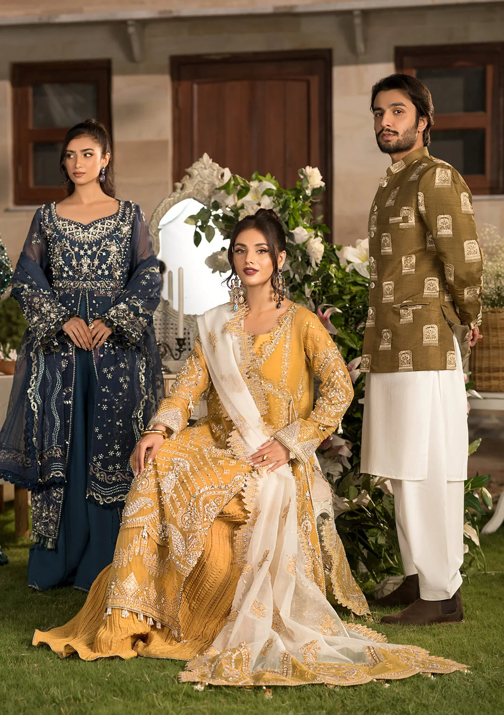 Elaf Premium | Formal Handwork Collection | EFH-07 SAHAR - Official Elaf Premium stockist in UK - Sakeena London