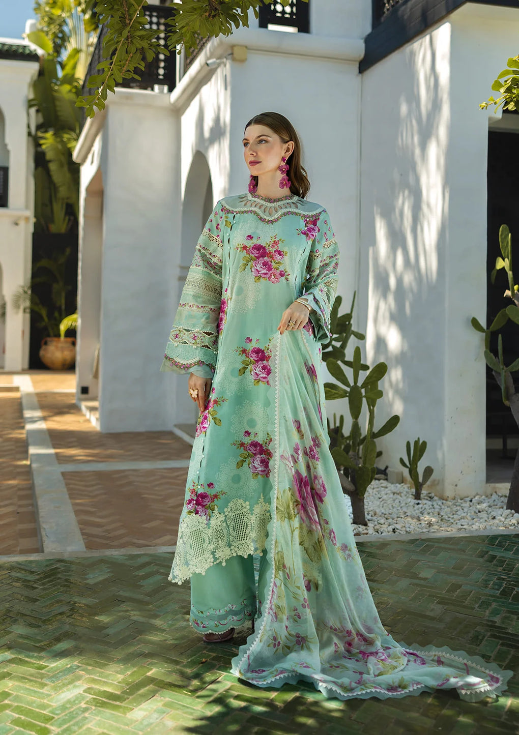 Elaf Premium | Signature 25 | ETS-03A TURQUOISE - Official Elaf Premium stockist in UK - Sakeena London