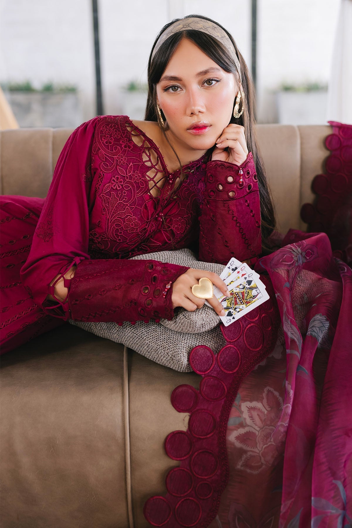 Nureh | Eid Escape Lawn | LEENA NE-89 - Official Nureh stockist in UK - Sakeena London