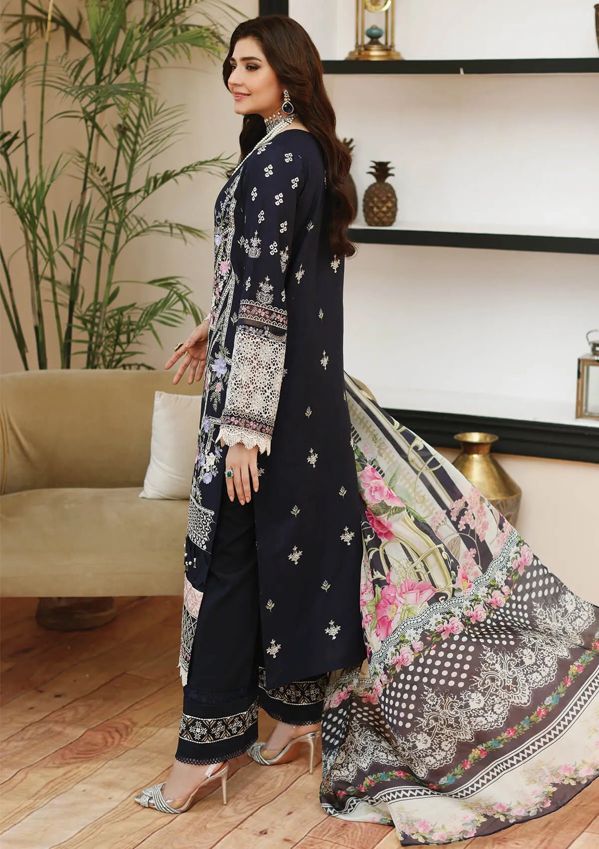 Lawn Collection - Kahf - Luxury - KLC#07B NIGHTFALL