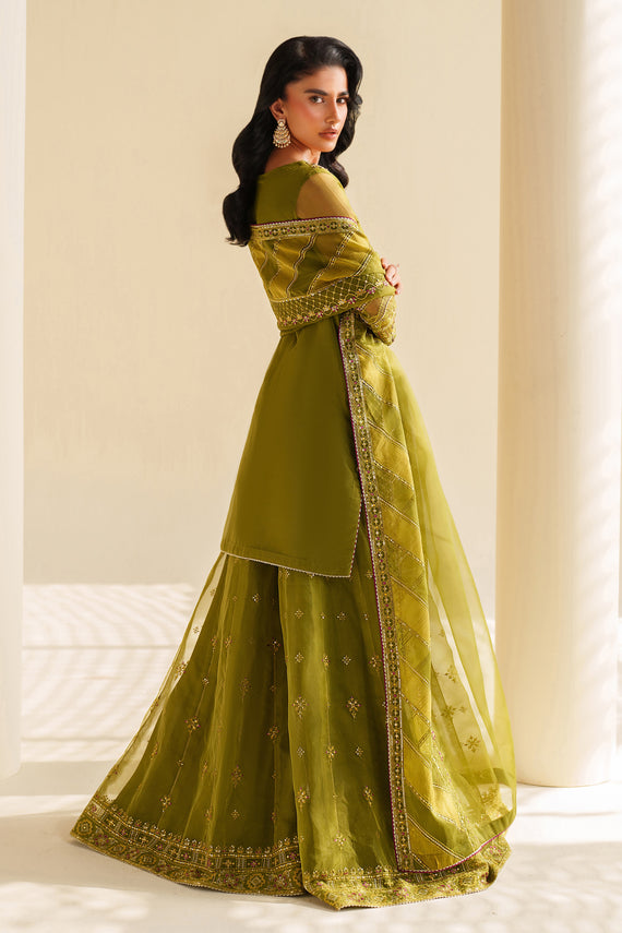 Naqshi | Feemora Organza Raw Silk | Feeha - Official Naqshi stockist in UK - Sakeena London