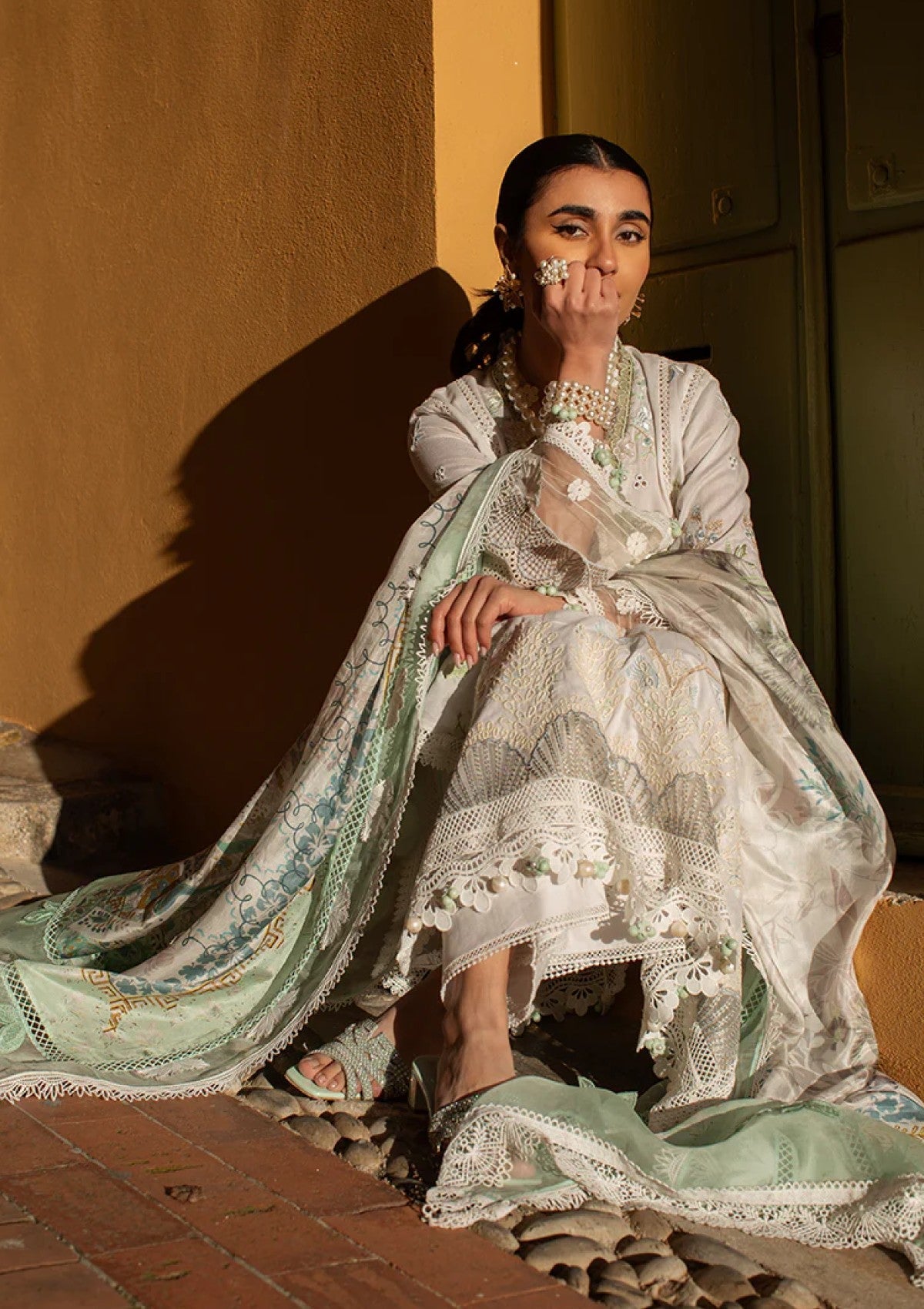 Lawn - Ansab Jahangir - Zoha - Luxury 25 - AJ-LL-25-07 - BabyÃÂ¢ÃÂÃÂs Breath