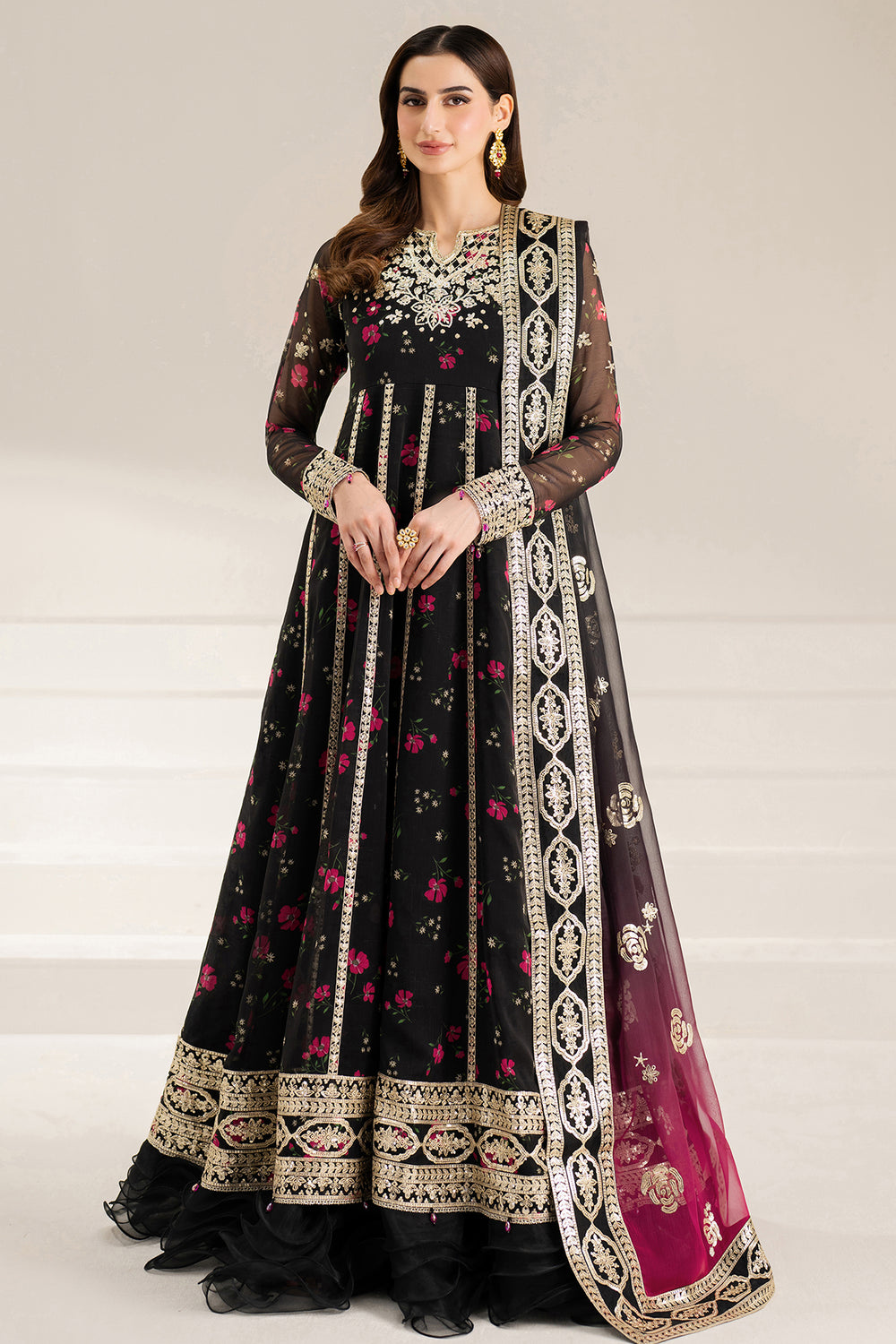 Farasha | Fiorella Formals | Fuchsia Night - Official Farasha stockist in UK - Sakeena London