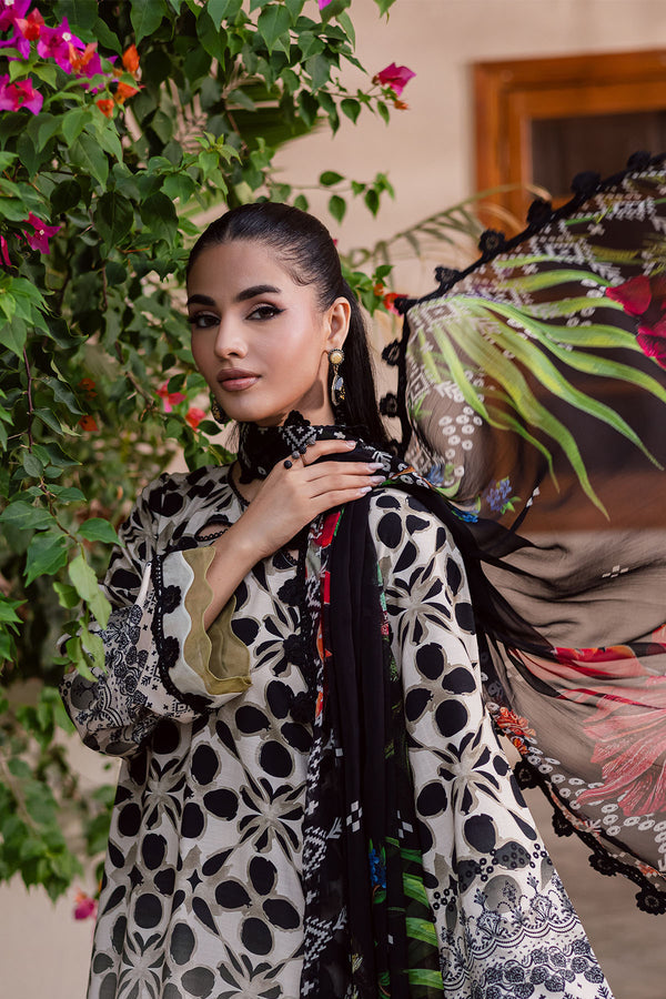 Nureh | Signature Printed Linen | SP-166 - Official Nureh stockist in UK - Sakeena London