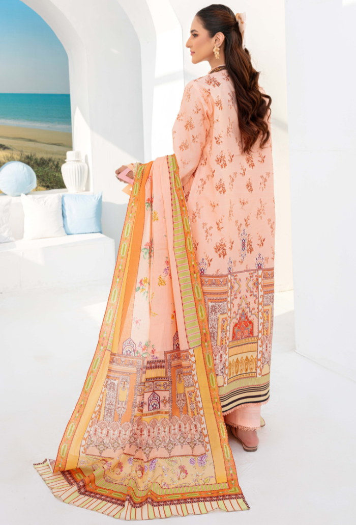 Humdum | Saira Bano Lawn 24 | D10 - Official HumDum stockist in UK - Sakeena London