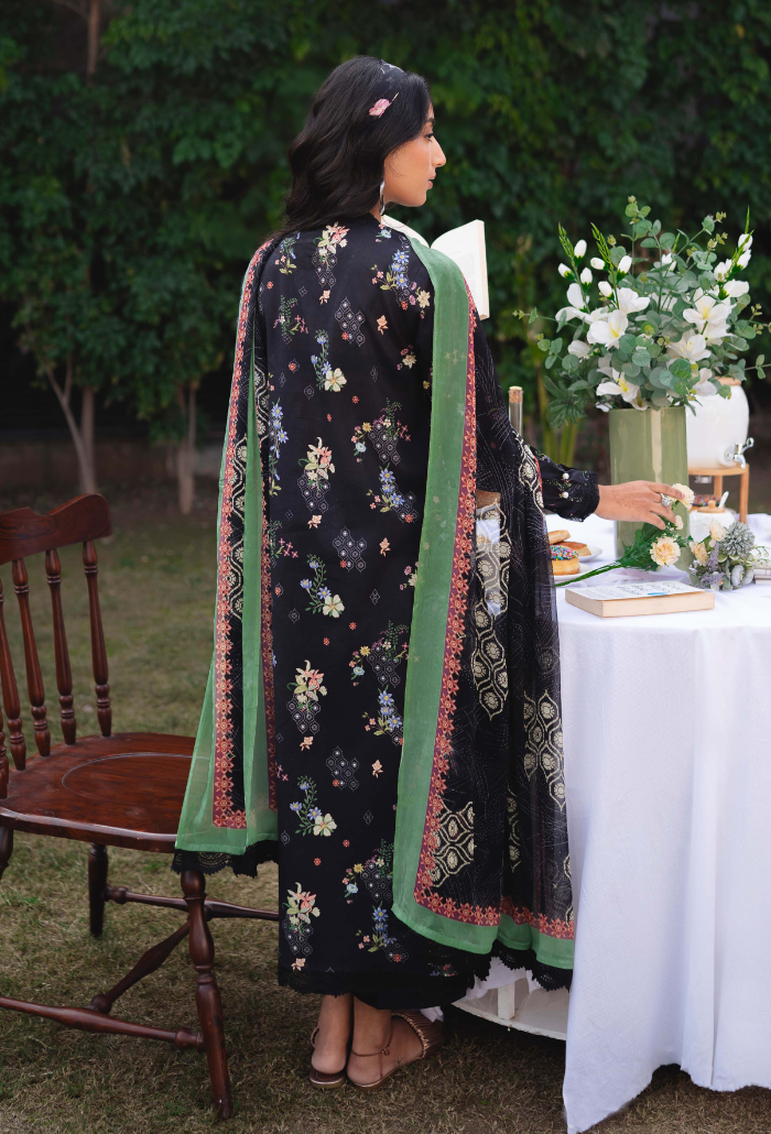Humdum | Gardenia Lawn 24 | Printkari Lawn - PLG 01 - Official HumDum stockist in UK - Sakeena London