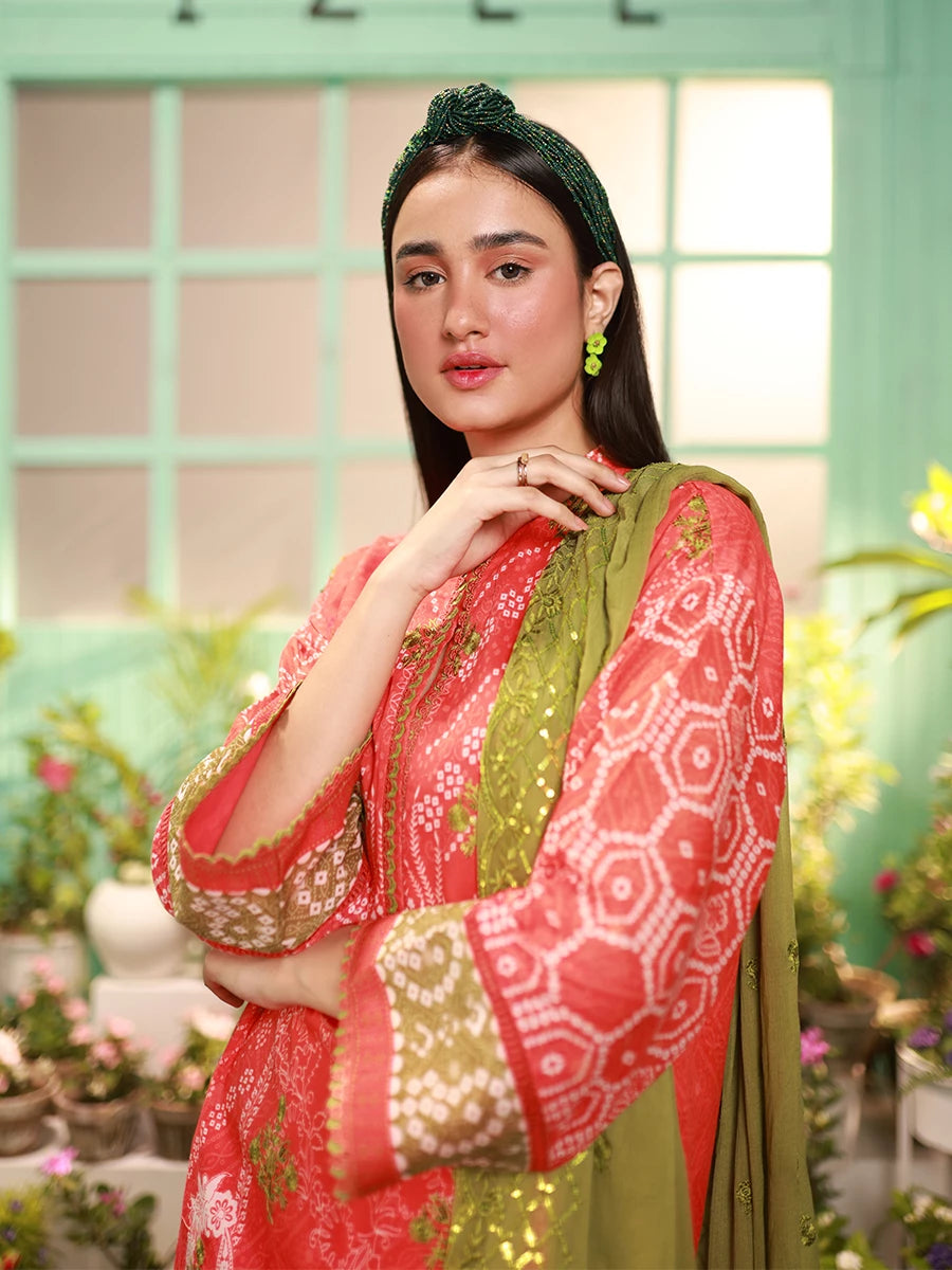 Salitex | Izel Lawn 24 | ORCHID - LUXURY LAWN EMBROIDERED SUIT - Official Salitex stockist in UK - Sakeena London