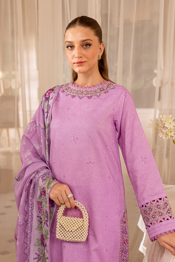 Farasha | Seraya Lawn 24 | VOILET - Official Farasha stockist in UK - Sakeena London