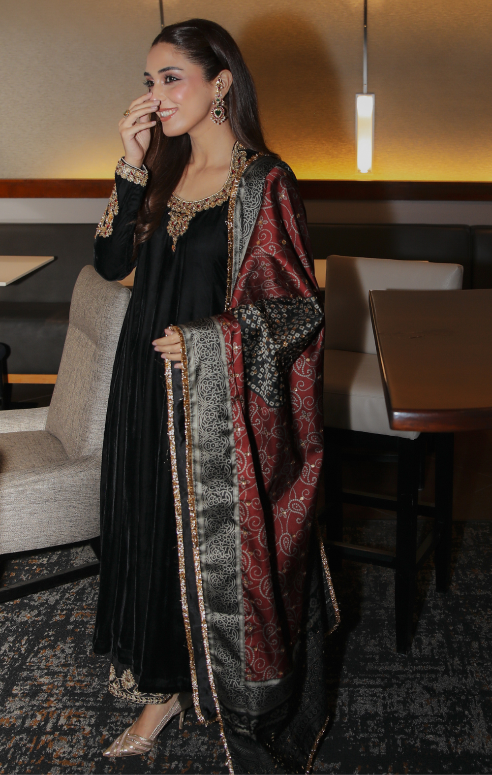 Maya | Viola Luxe Velvet 25 | SURMAI - Official Maya stockist in UK - Sakeena London