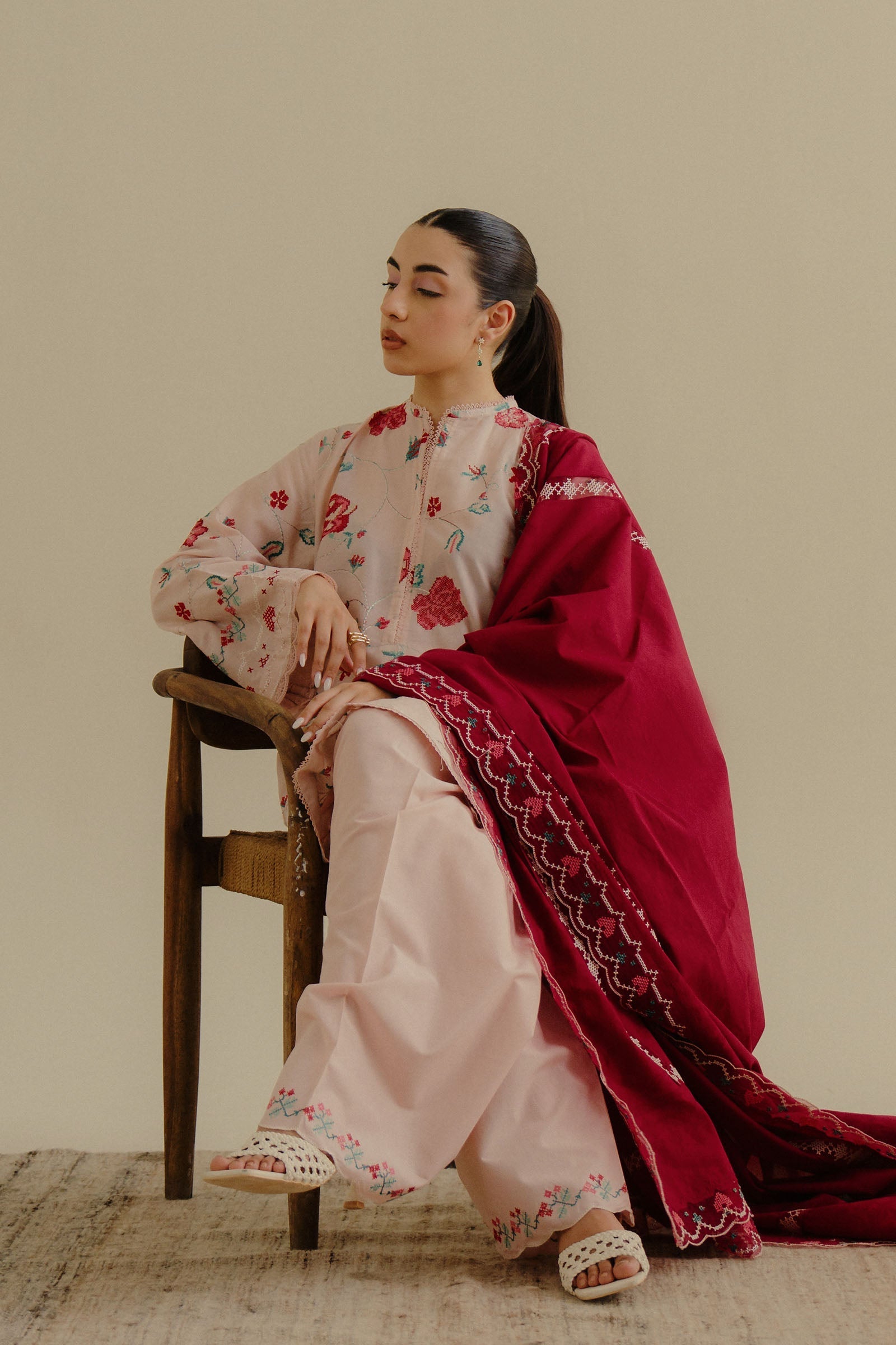 Zara Shahjahan | Coco Lawn 25 | Zufra-6A - Official Zara Sahjahan stockist in UK - Sakeena London