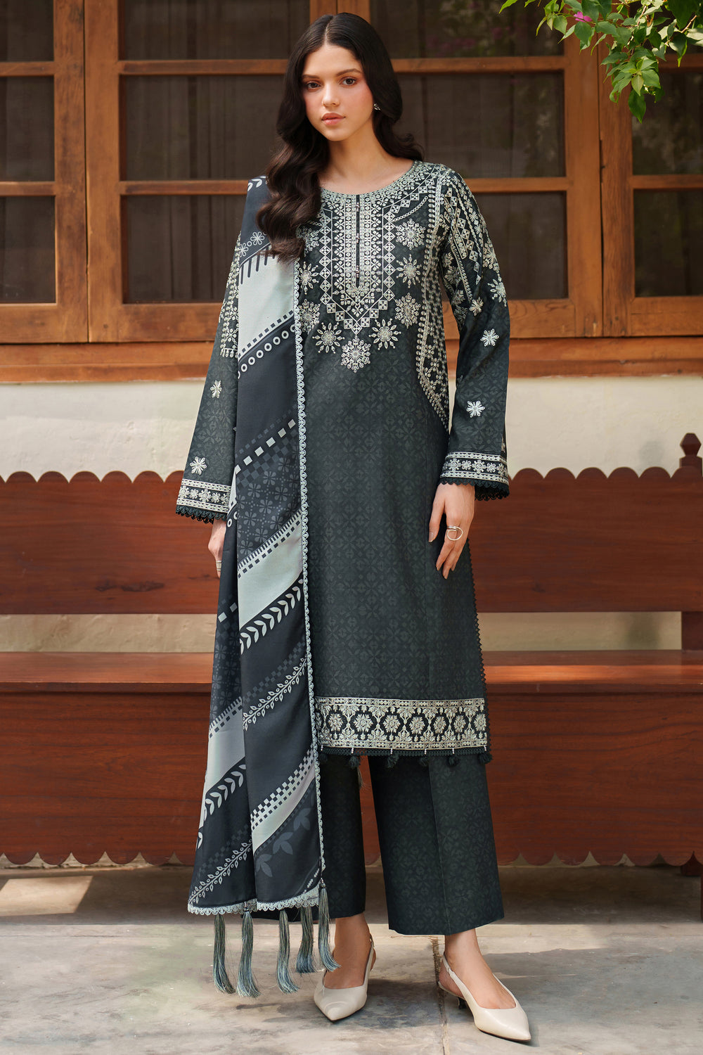 Farasha | Meline Premium Viscose 25 | Slate Gray - Official Farasha stockist in UK - Sakeena London