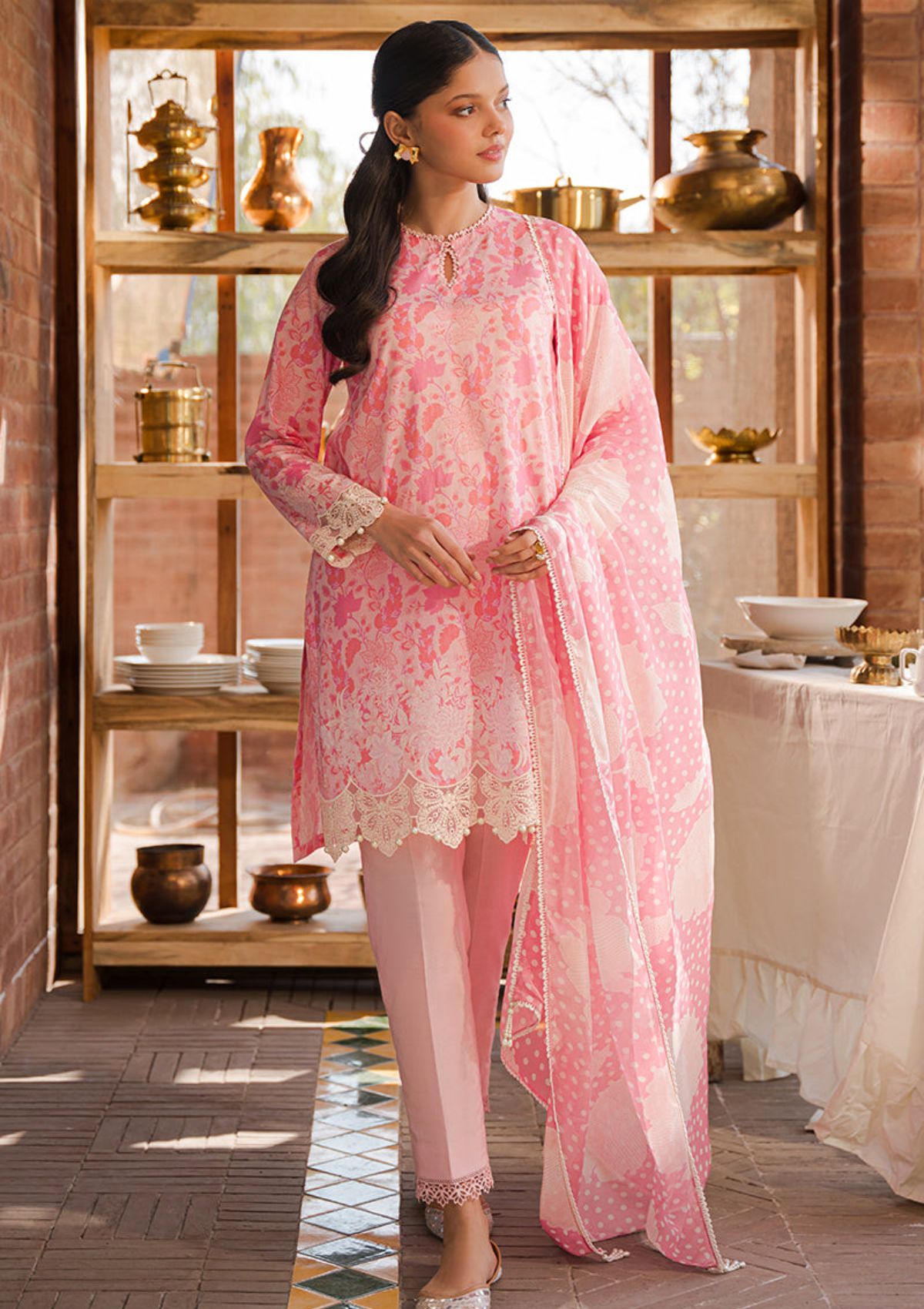 Lawn Collection - Cross Stitch - EidÃÂÃÂ LawnÃÂÃÂ - CEL24#22 - ROSE GLINT