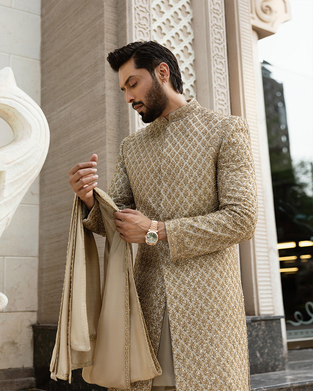Pakistani Menswear | Faiza Saqlain | Baseem - Official Faiza Saqlain stockist in UK - Sakeena London