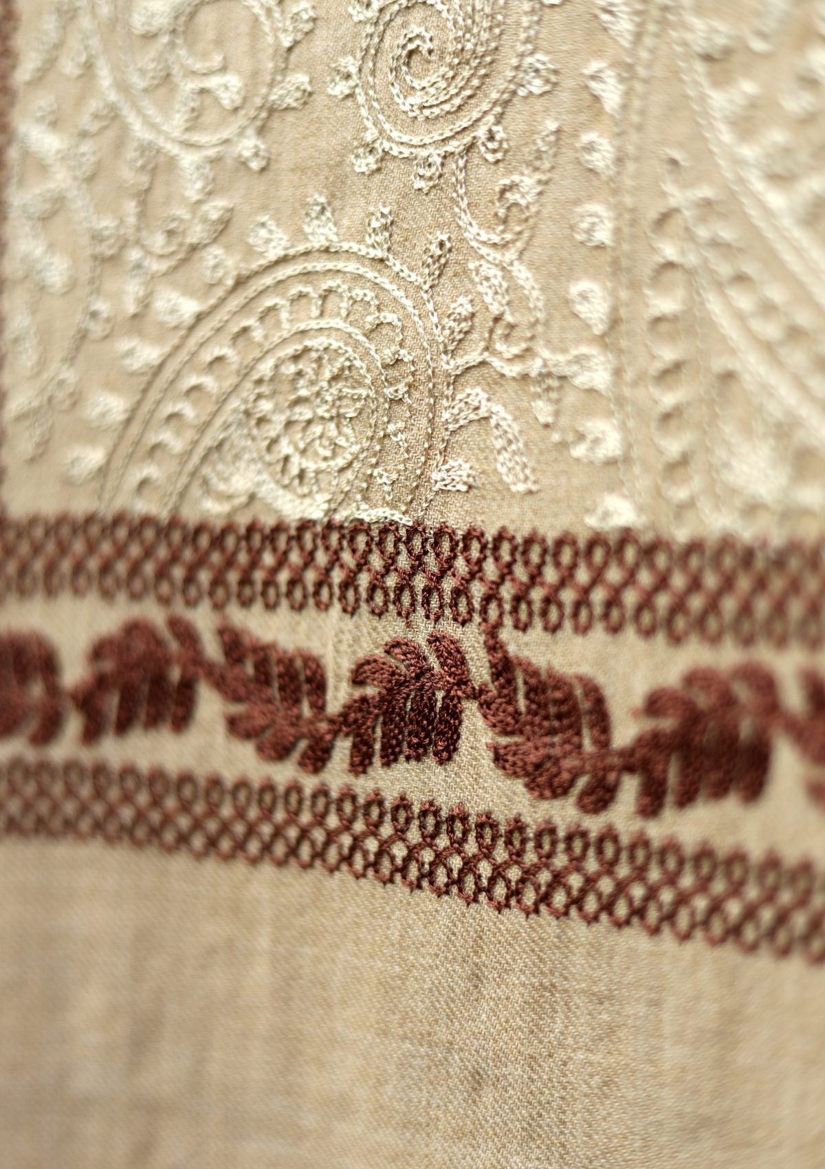 Ari Work Wool Shawl D - 104 - Skin