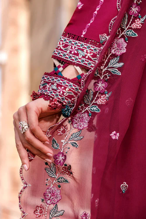 Farasha | Kaavish Lawn 24 | GARNET GLAM - Official Farasha stockist in UK - Sakeena London