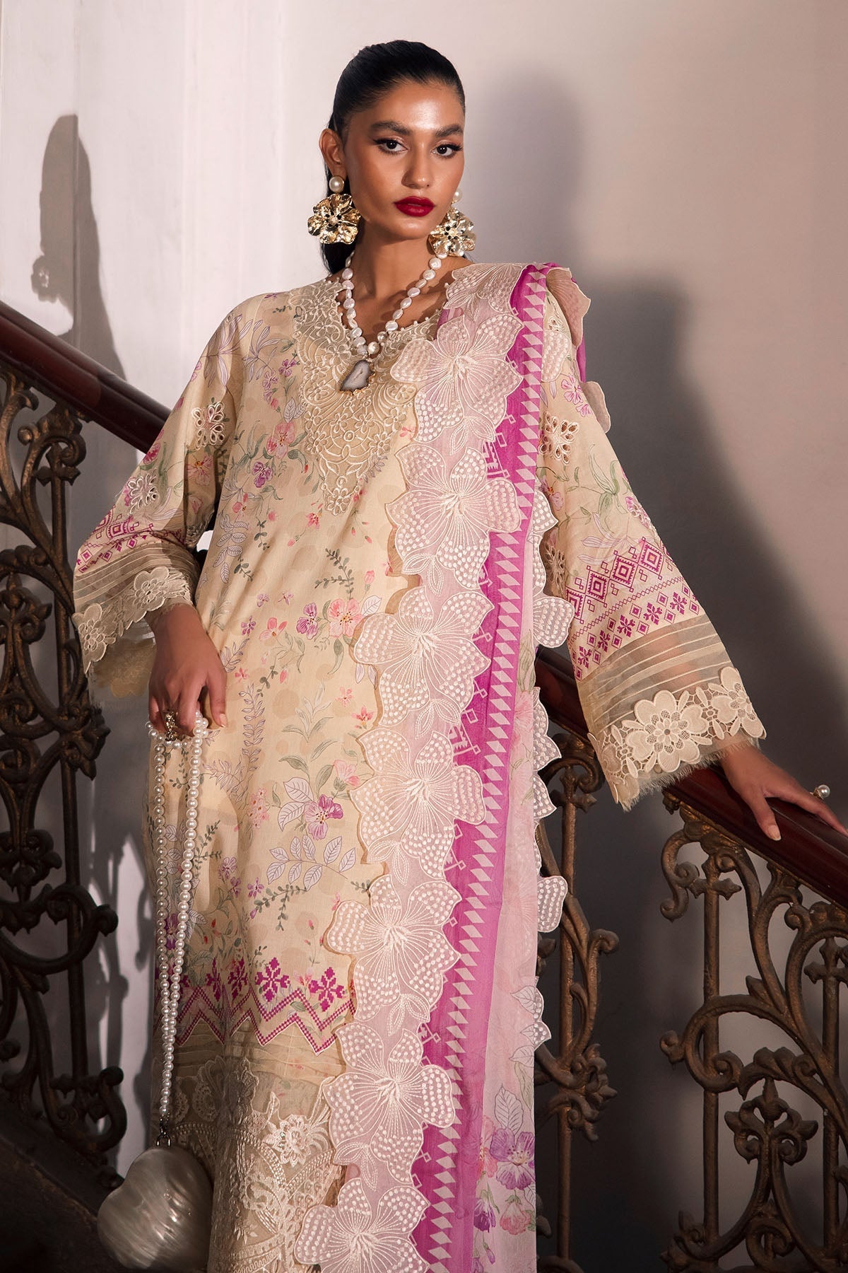 Nureh | Glam Girl Lawn | GL-14 - Official Nureh stockist in UK - Sakeena London