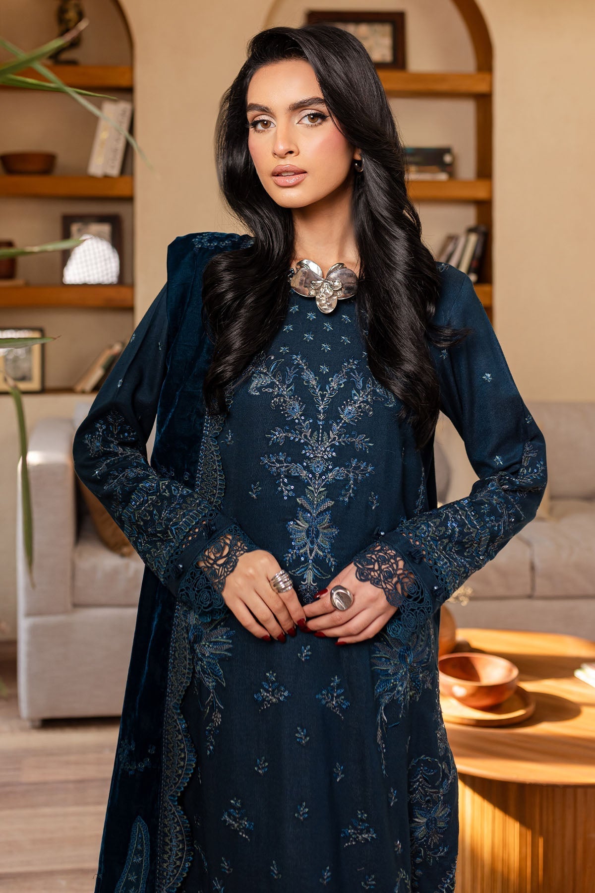 Nureh | Exclusive Shawls | NE-127 - Official Nureh stockist in UK - Sakeena London