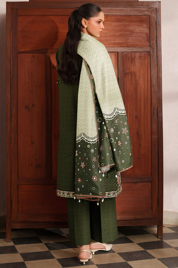Farasha | Meline Premium Viscose 25 | Olive Drape - Official Farasha stockist in UK - Sakeena London