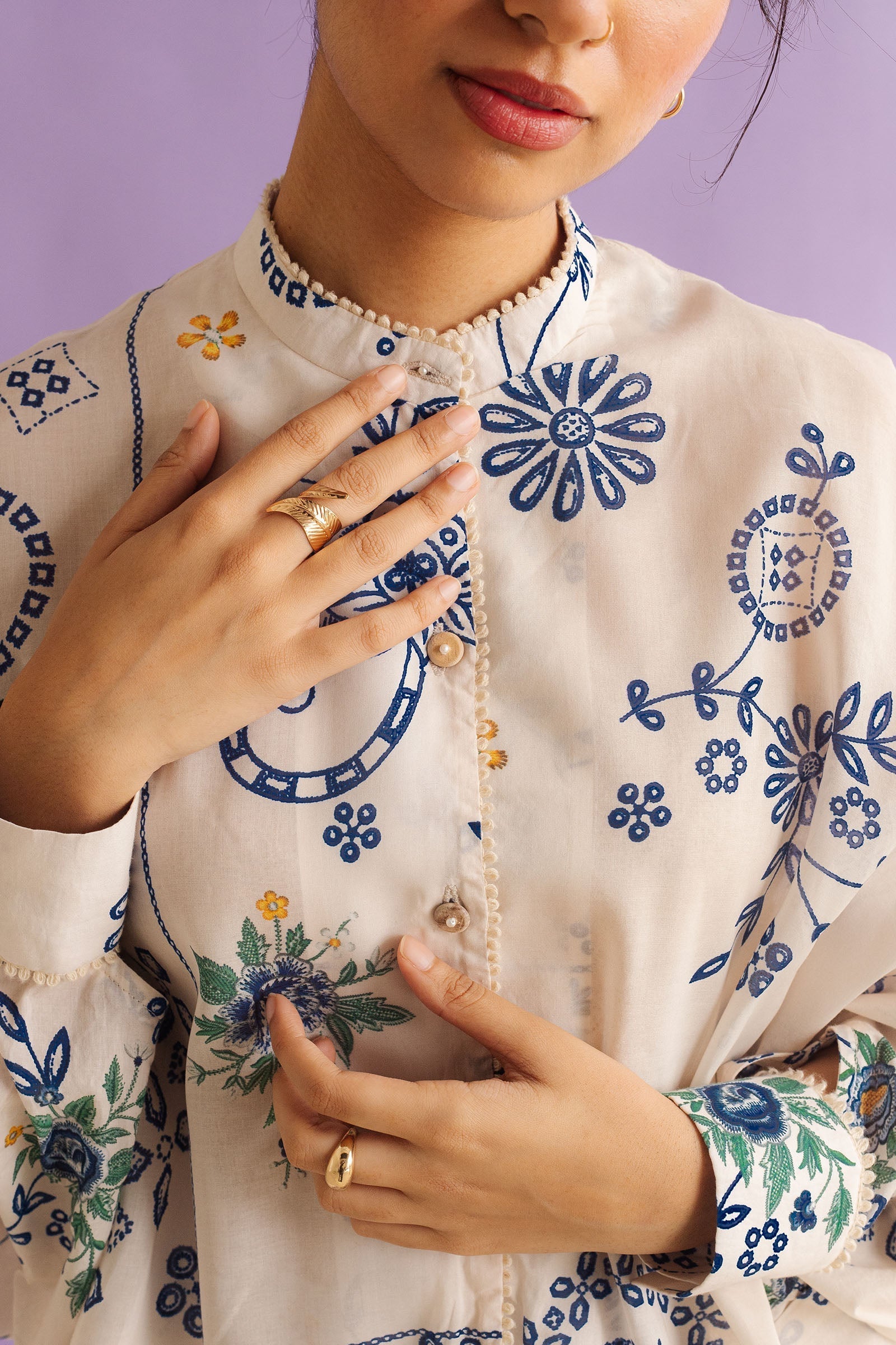 Zara Shahjahan | Love Coco SS 25 | CR25B0436 - Official Sakeena London stockist in UK - Sakeena London