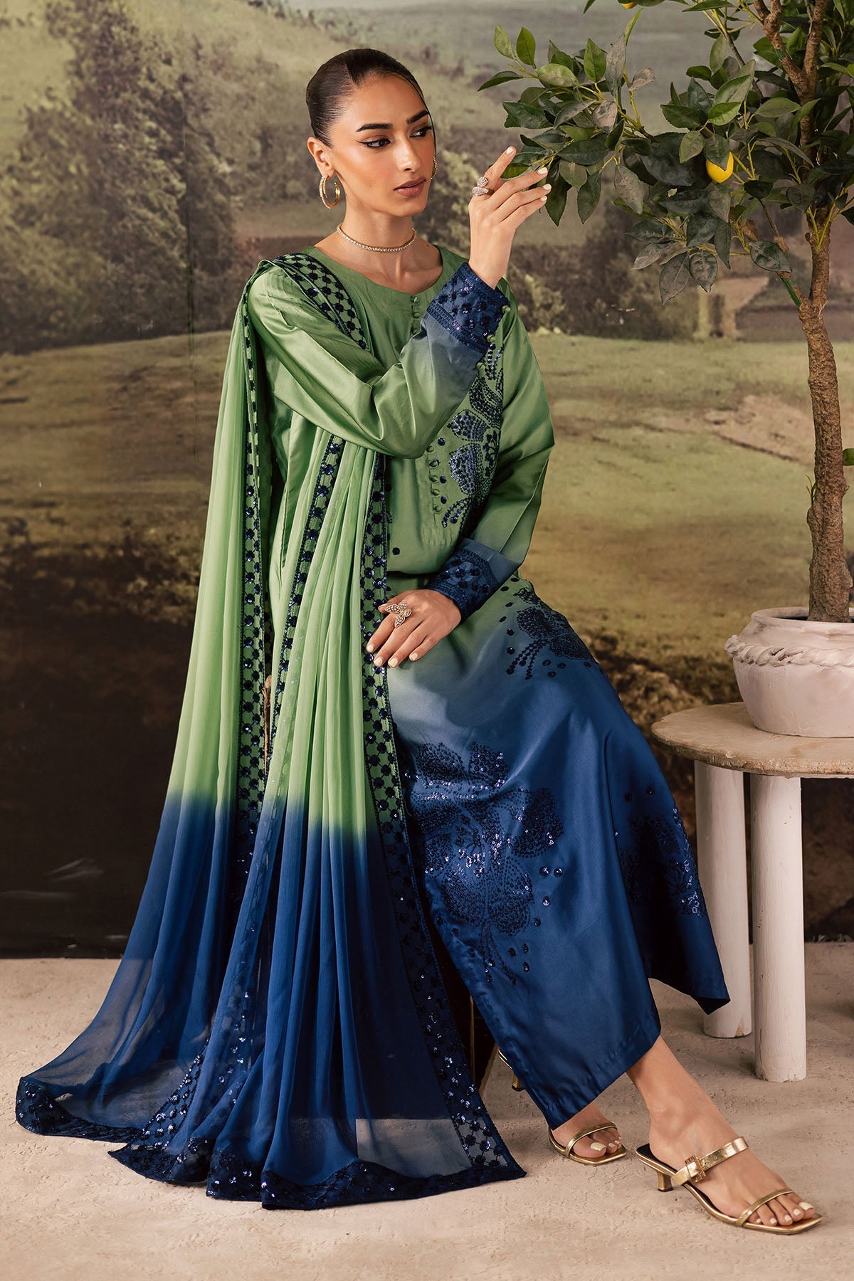 Nureh | Shades of Winter | NP-677 - Official Nureh stockist in UK - Sakeena London