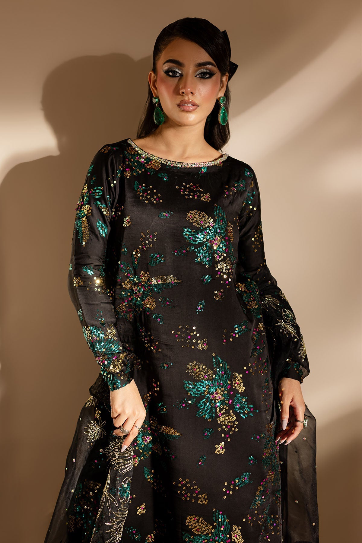 Nureh | Fancy Formals | TW-02 GOLDEN STARDUST - Official Nureh stockist in UK - Sakeena London