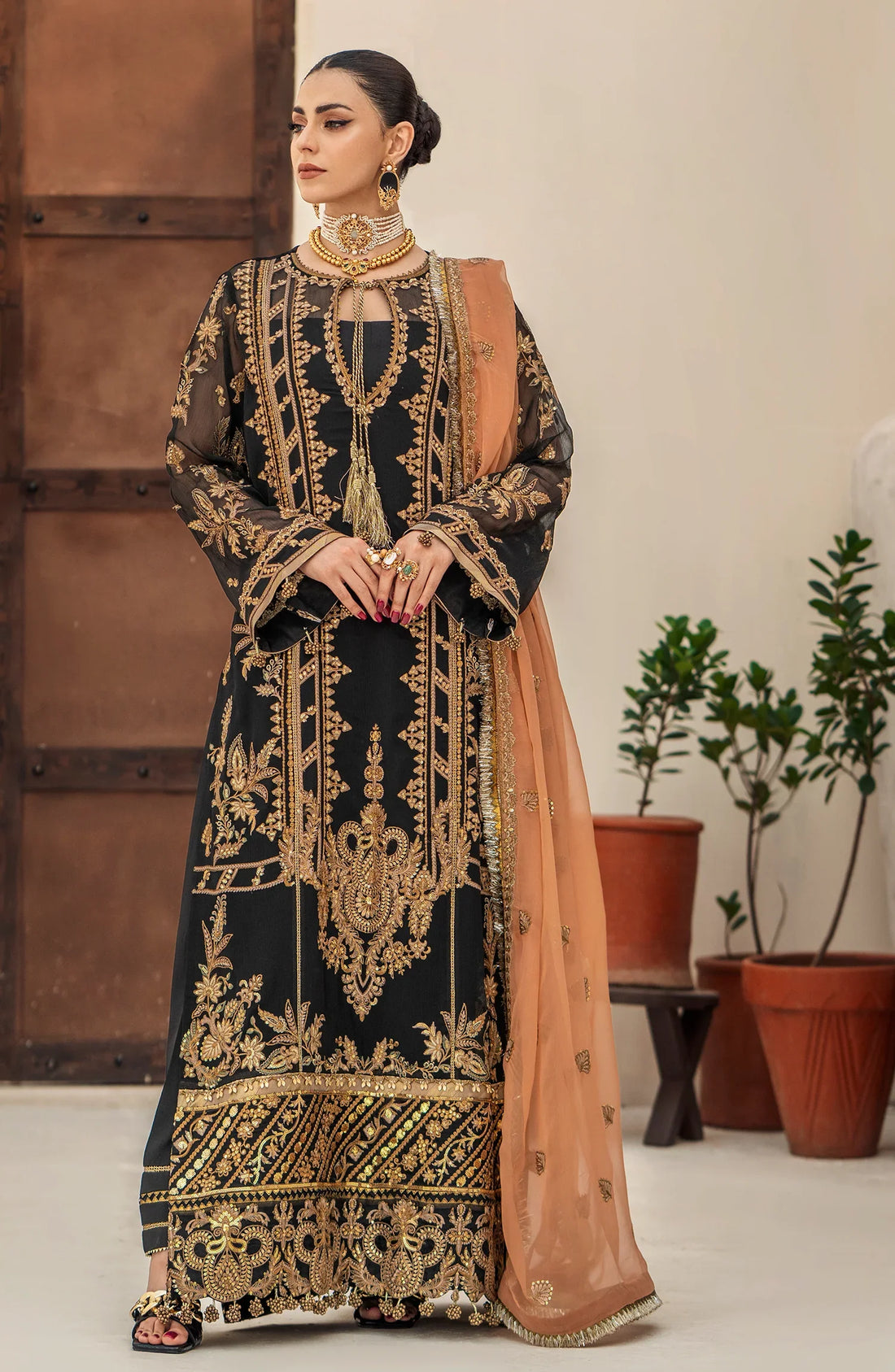 Maryum N Maria | Luxury Chiffon Collection | Evening Aura - Official Maryum N Maria stockist in UK - Sakeena London