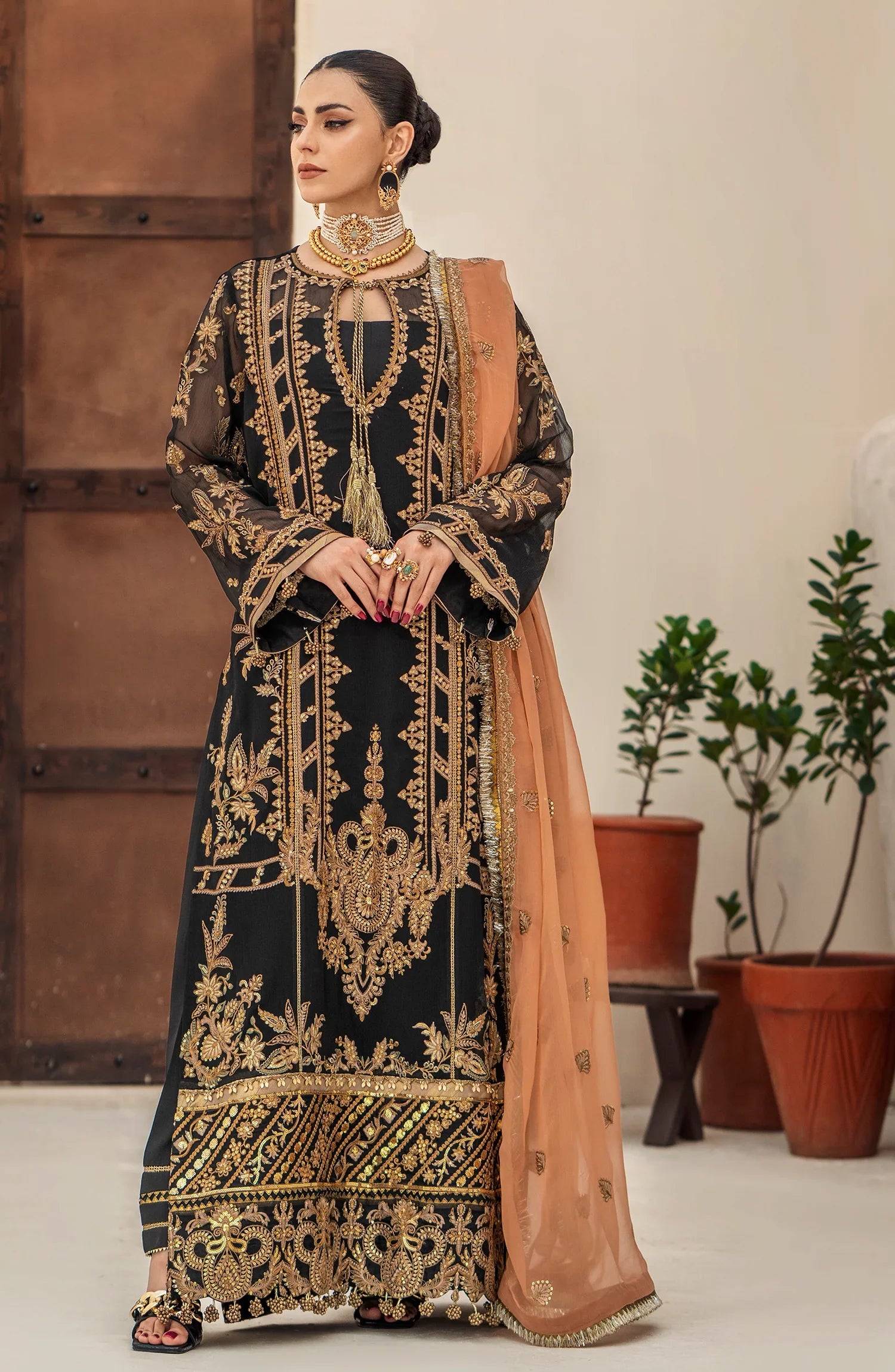 Maryum N Maria | Luxury Chiffon Collection | Evening Aura - Official Maryum N Maria stockist in UK - Sakeena London