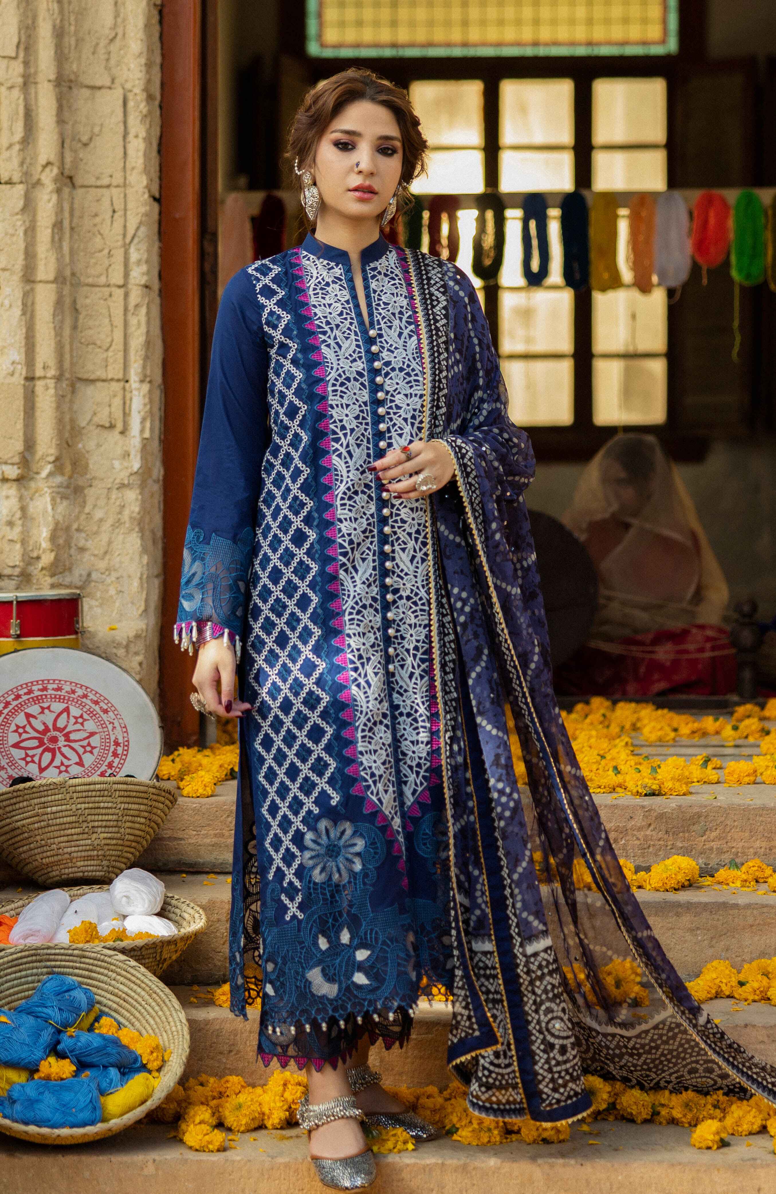 Al Zohaib | Bandhani The Tale of Jaipur 25 | BTJ-25-03 - Official Al Zohaib stockist in UK - Sakeena London