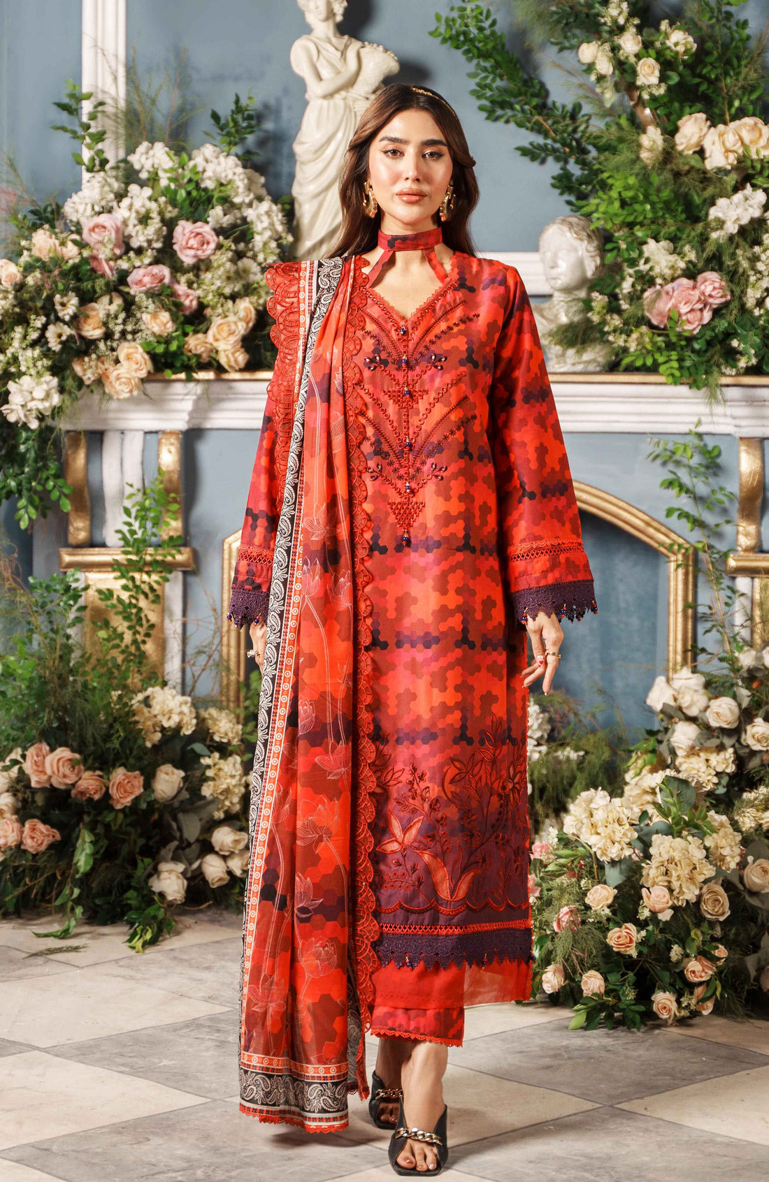 Al Zohaib | Printkari Cutwork Applique 24 | PCA-24-03 - Official Al Zohaib stockist in UK - Sakeena London