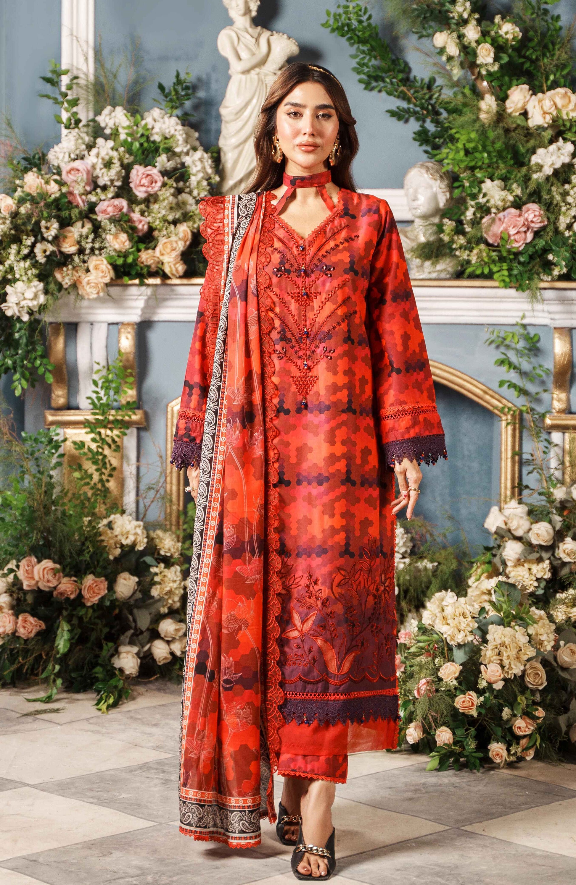 Al Zohaib | Printkari Cutwork Applique 24 | PCA-24-03 - Official Al Zohaib stockist in UK - Sakeena London
