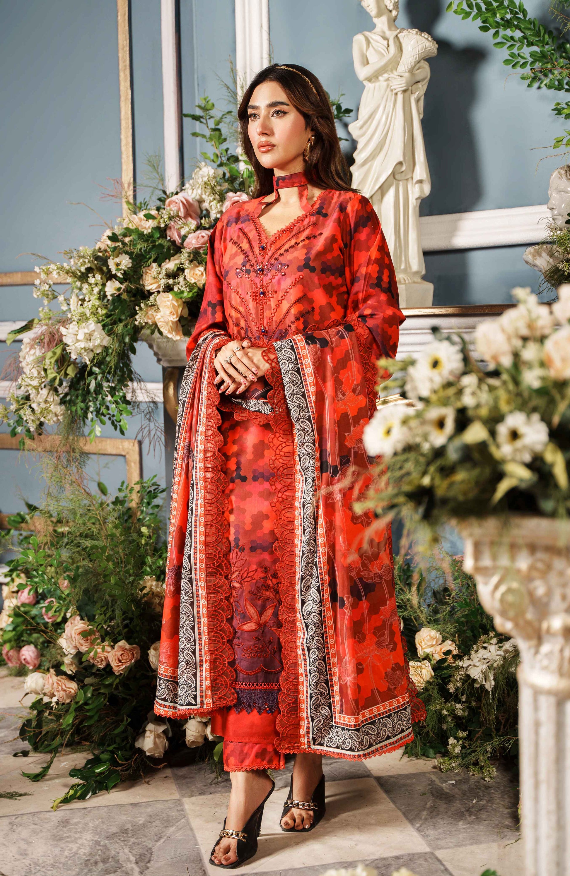 Al Zohaib | Printkari Cutwork Applique 24 | PCA-24-03 - Official Al Zohaib stockist in UK - Sakeena London
