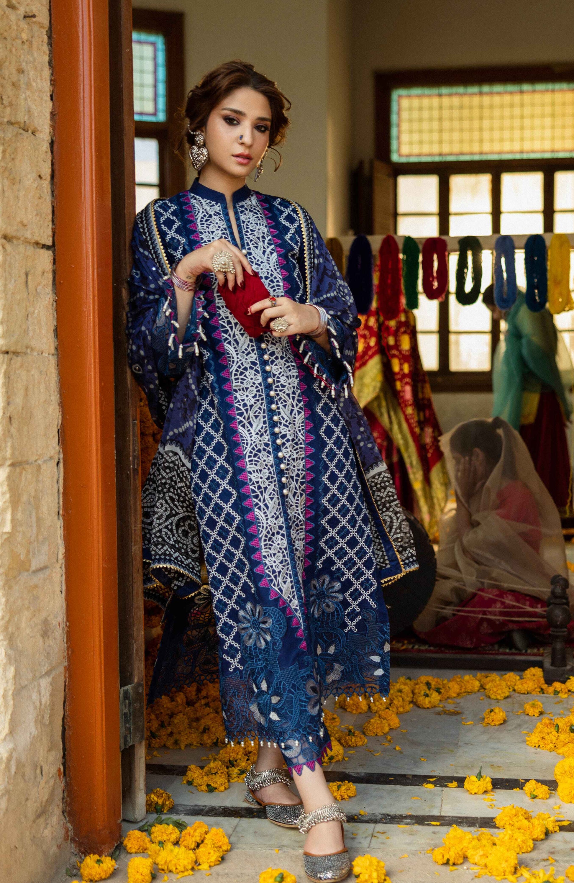 Al Zohaib | Bandhani The Tale of Jaipur 25 | BTJ-25-03 - Official Al Zohaib stockist in UK - Sakeena London