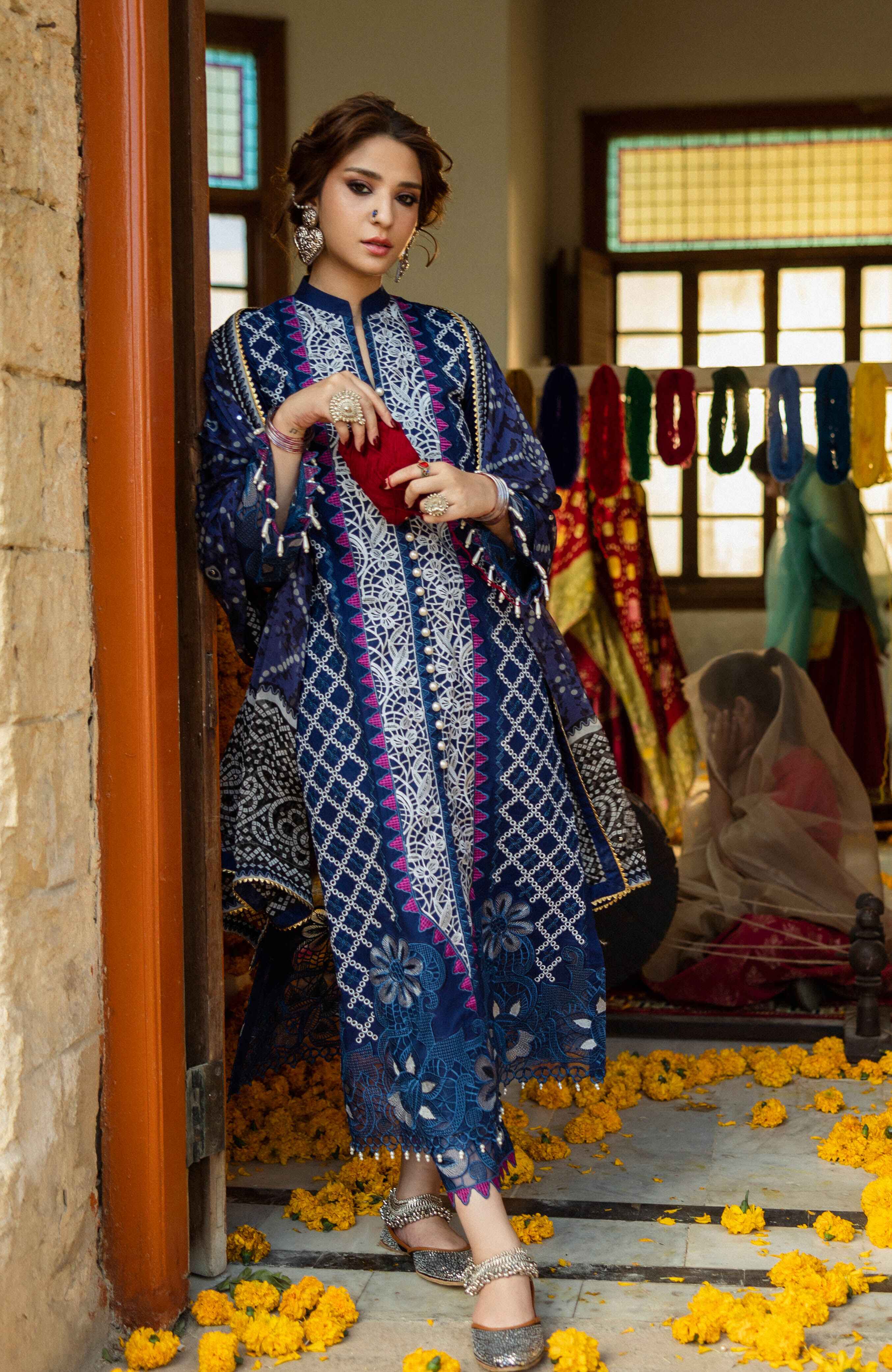 Al Zohaib | Bandhani The Tale of Jaipur 25 | BTJ-25-03 - Official Al Zohaib stockist in UK - Sakeena London