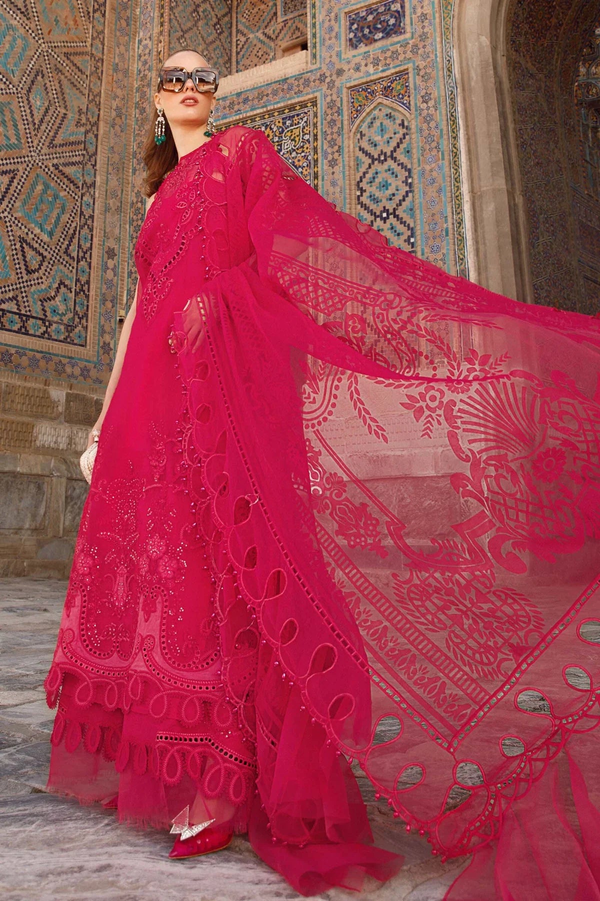 Maria B | Luxury Lawn | D-2303-A - Official Maria B stockist in UK - Sakeena London