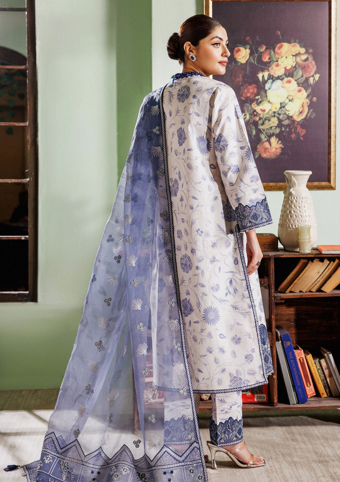 Lawn Collection - Alizeh - Maahi Vol 2 - Embroidered Printed - AF#7019 - Sham