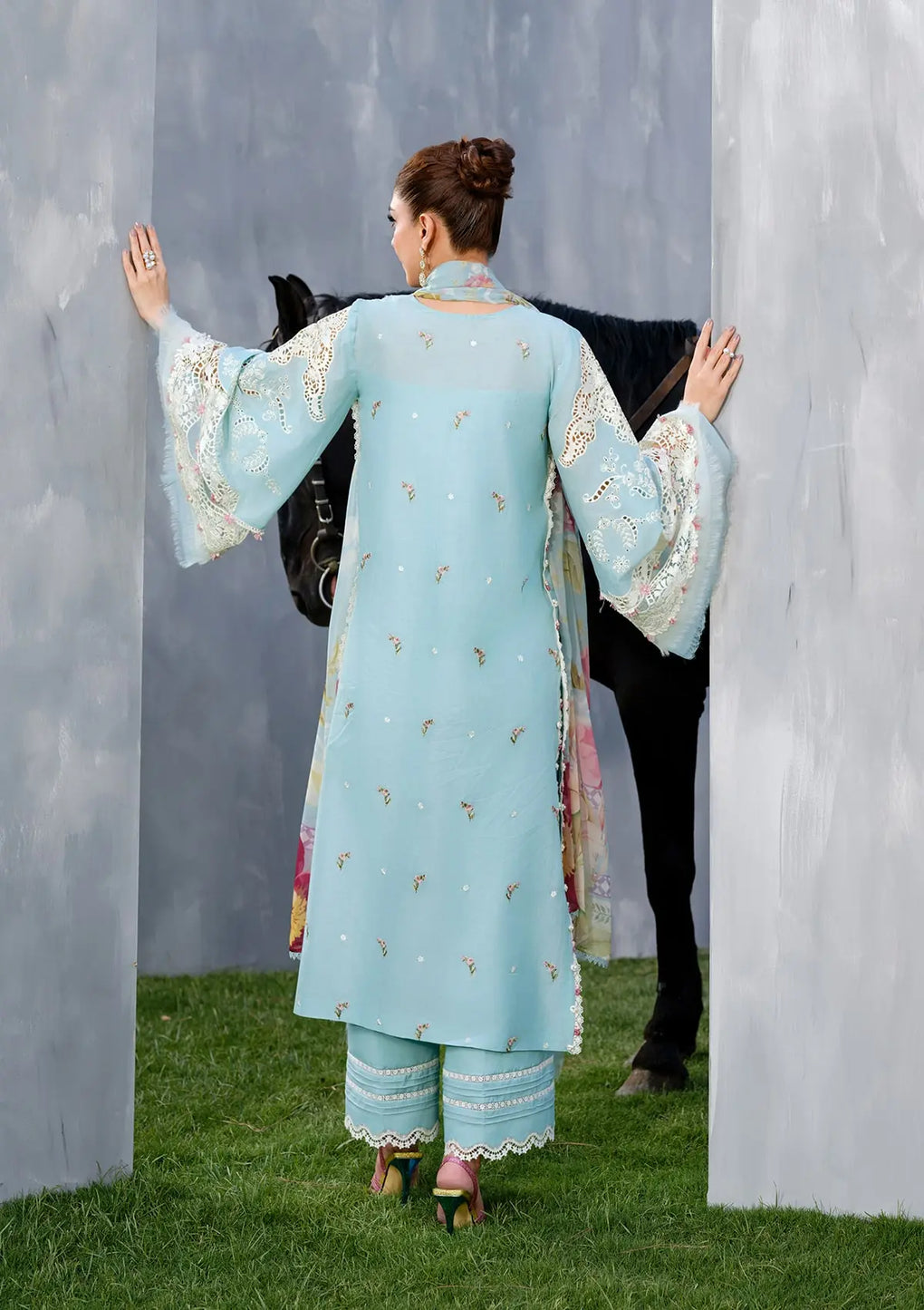 Elaf Premium | Luxury Lawn 25 | ELH-5B ELYA - Official Elaf Premium stockist in UK - Sakeena London