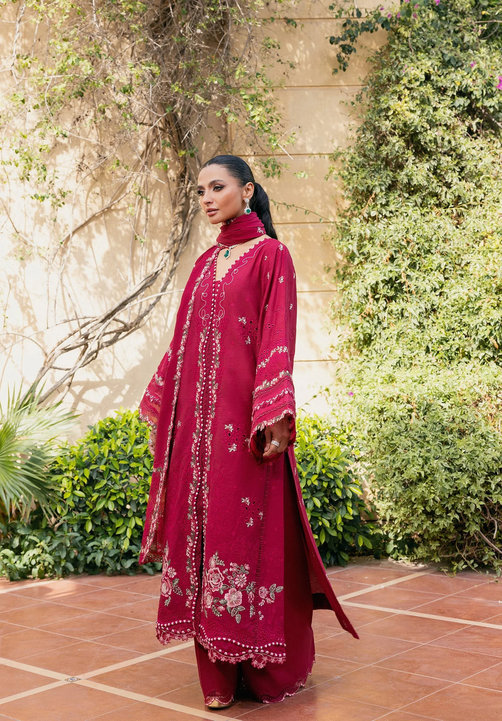 Elaf Premium | Luxury Winter 25 | EWK-6A VELVROSE - Official Elaf Premium stockist in UK - Sakeena London