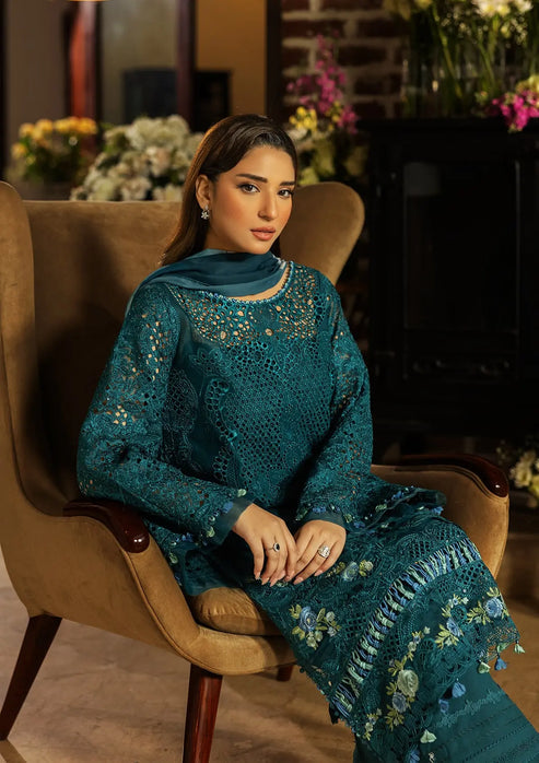 Kahf Premium | Luxury Lawn 25 | KLR-06 Whimsy - Official Kahf Premium stockist in UK - Sakeena London