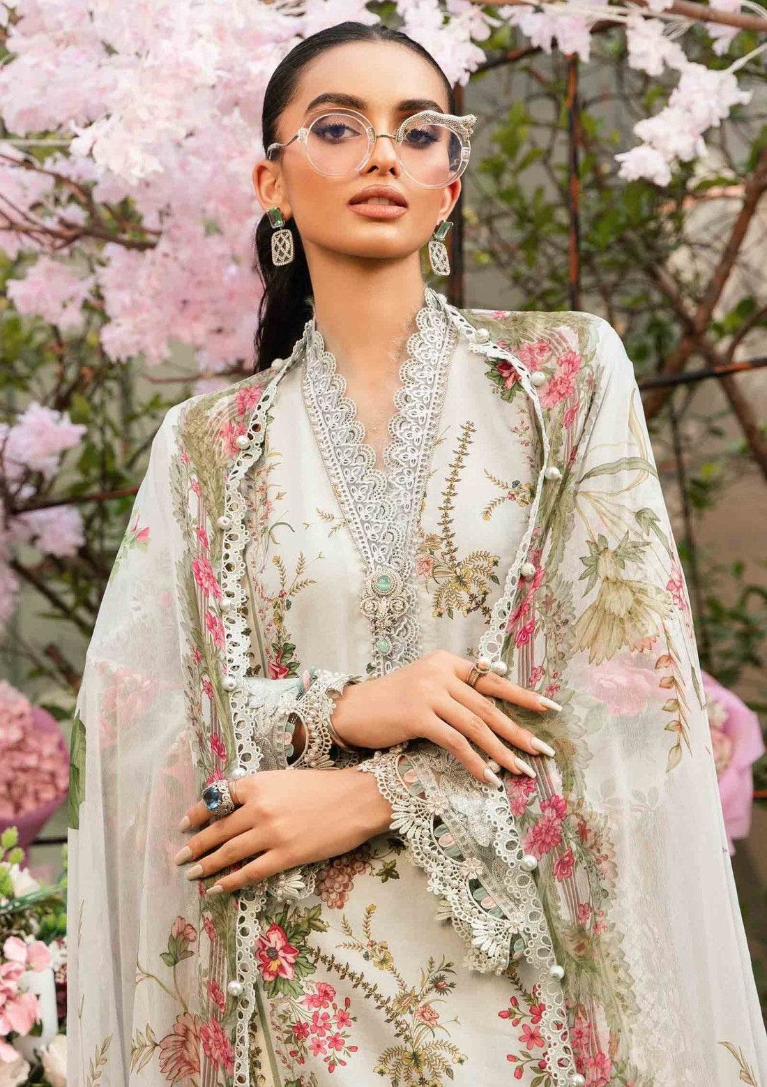 Lawn - Maria B - M Prints - Eid Edit 25 - MPEE#5B