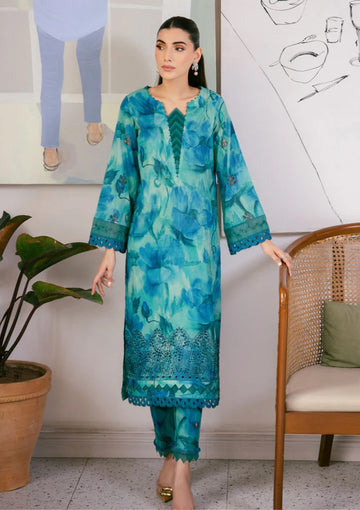 Lawn - Nureh - Ballerina - Chikankari Summer - 2 Pcs - NBCS25#148S