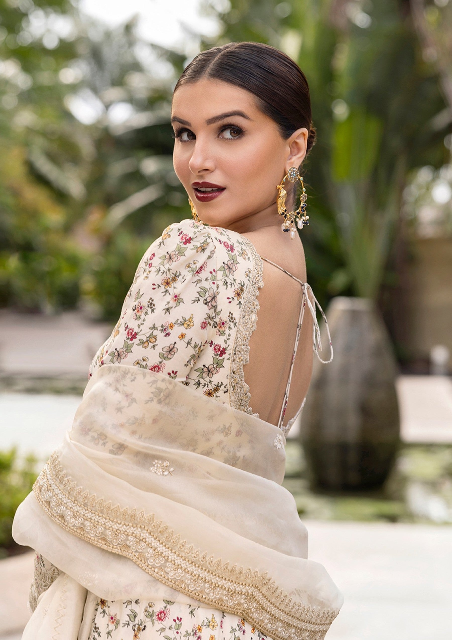 Lawn - Faiza Saqlain - Zinnia Luxury 25 - Vinika