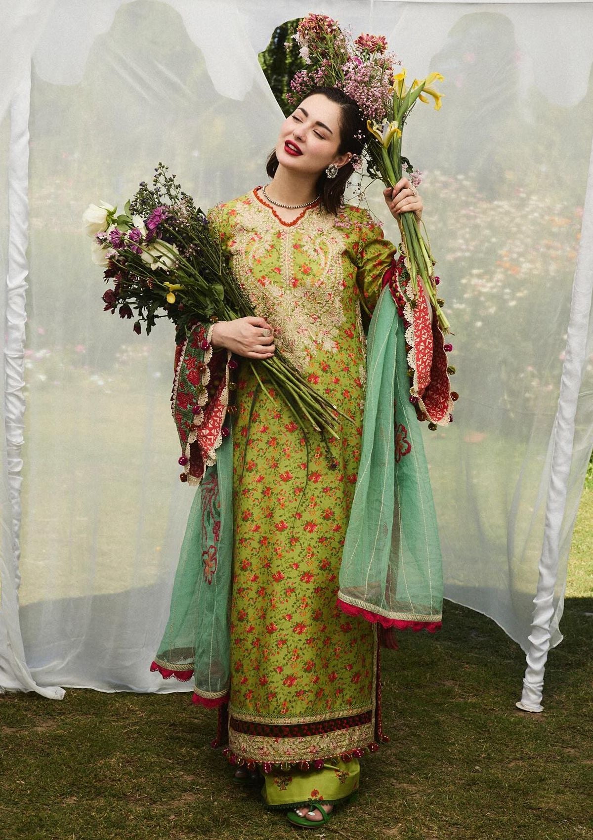 Lawn Collection - Hussain Rehar - SS 24 - D#497 - Shein