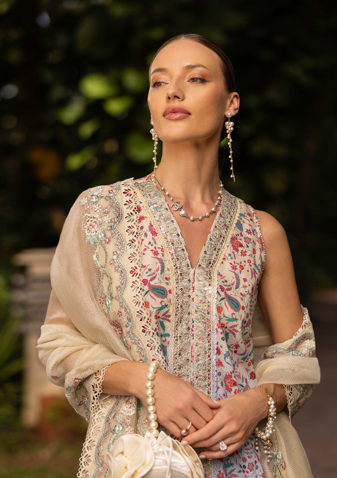 Lawn - Faiza Saqlain - Zinnia Luxury 25 - Danica